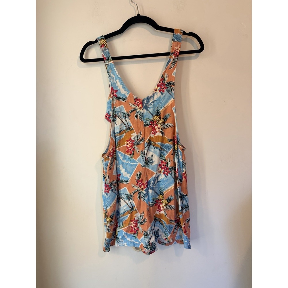 Jay Jays Tropical Hawaiian Romper AU 8 US 4 Pineapple Print Button Front - Picture 5 of 5